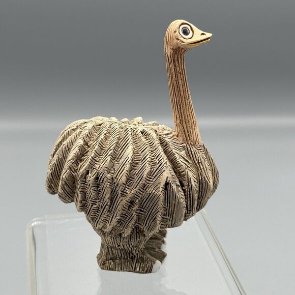 Vtg Artensania Rinconda Emu Figurine Uruguay Retired Ostrich Pottery 4.5" READ - Picture 9 of 11